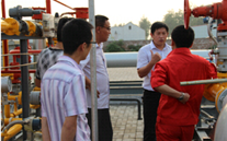 热烈祝贺成武县亚洲胜游燃气有限公司圆满接通管道气