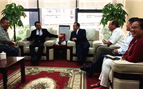 缅甸国家发改委主席莱温特来亚洲胜游集团考察交流