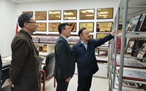 中国银行重庆分行赵忠滨行长一行莅临亚洲胜游集团总部调研